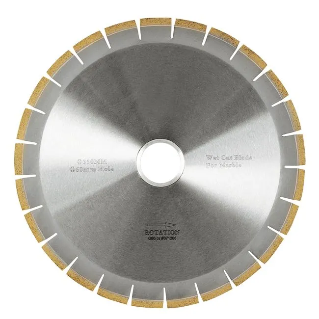 Brzeszczoty do cięcia krawędzi marmuru