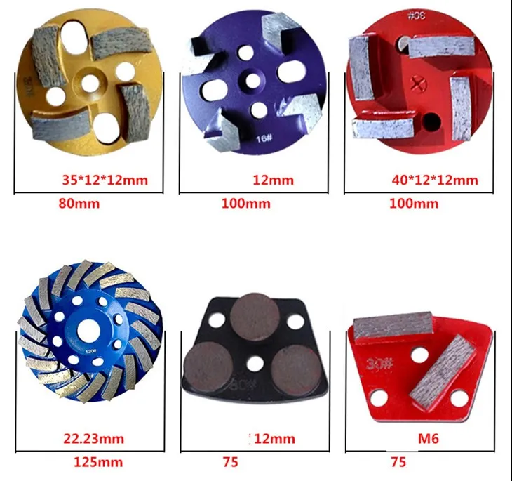 Blok szlifierski do betonu zbrojonego